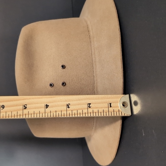 Dorian Mini safari Men's Full Brim Tan Felt Hat Size 6 7/8 56 cm. - Picture 15 of 15